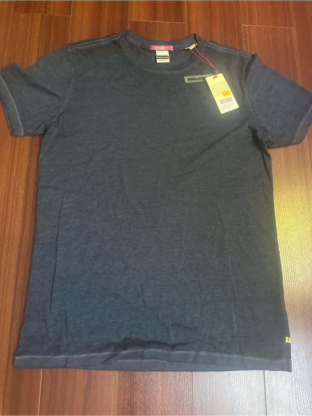 Scotch & Soda Slate Gray Crewneck Short Sleeve Tee